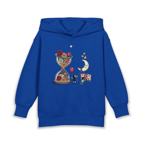 Toddler Hoodie with Bold Red Dot — Minimalist Kids Pullover