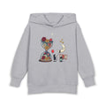 Toddler Hoodie with Bold Red Dot — Minimalist Kids Pullover