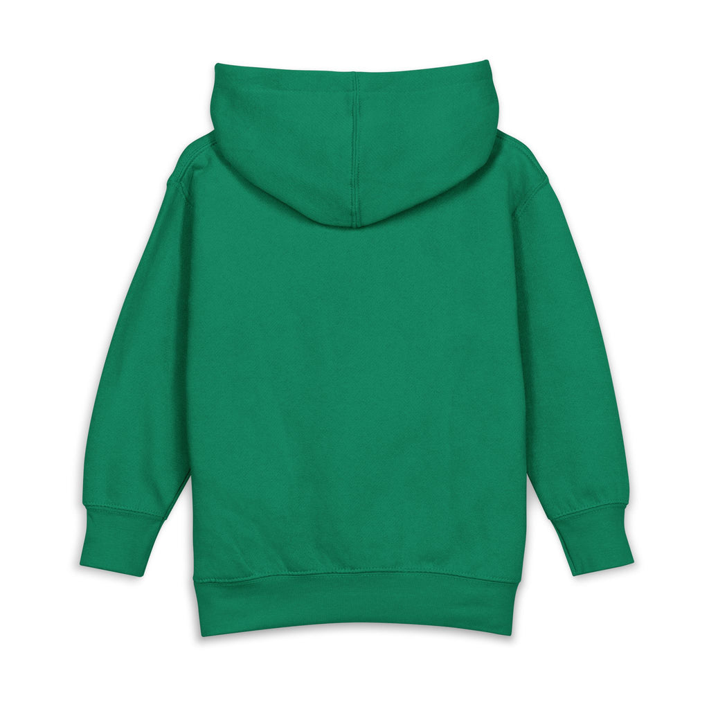 Toddler Hoodie with Bold Red Dot — Minimalist Kids Pullover