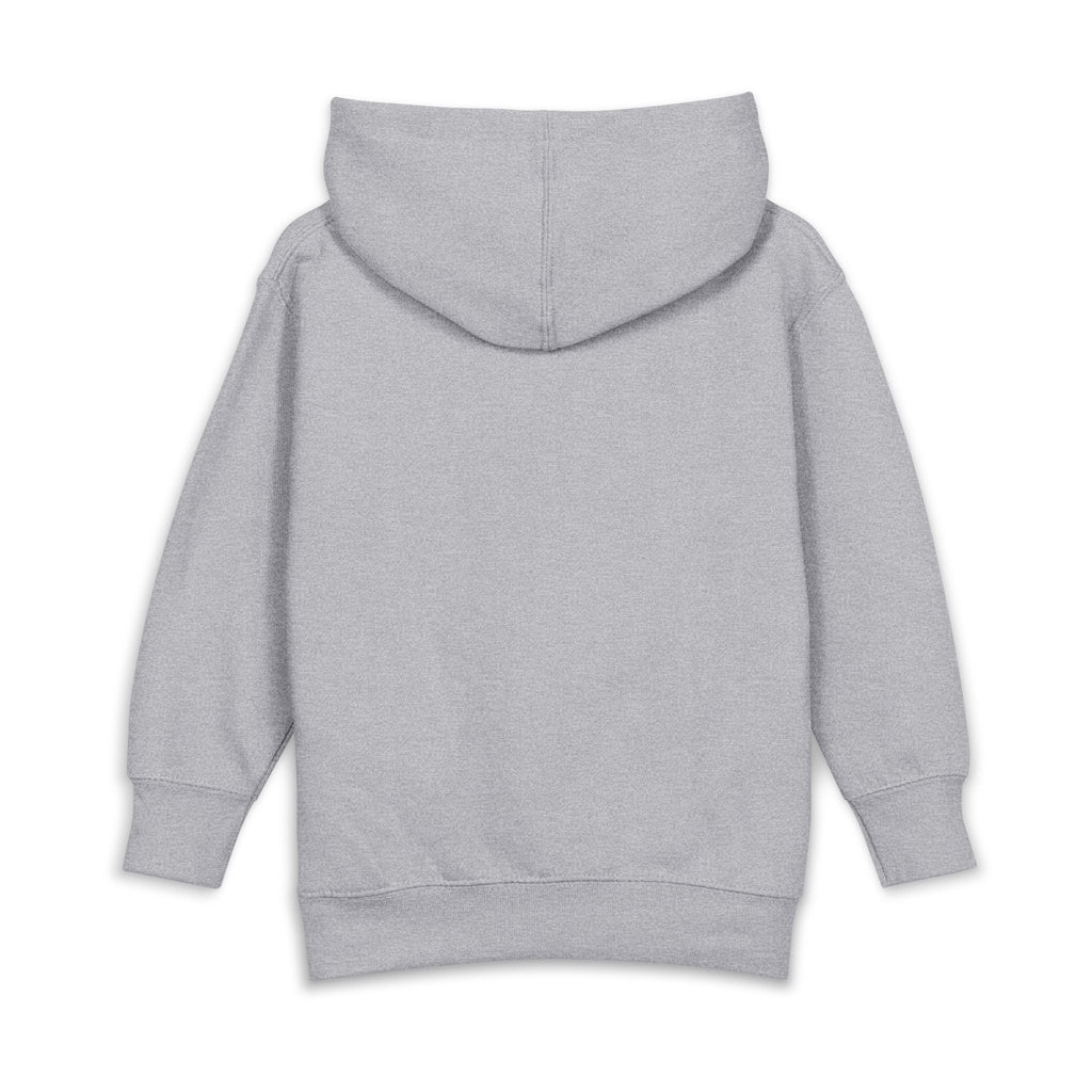 Toddler Hoodie with Bold Red Dot — Minimalist Kids Pullover