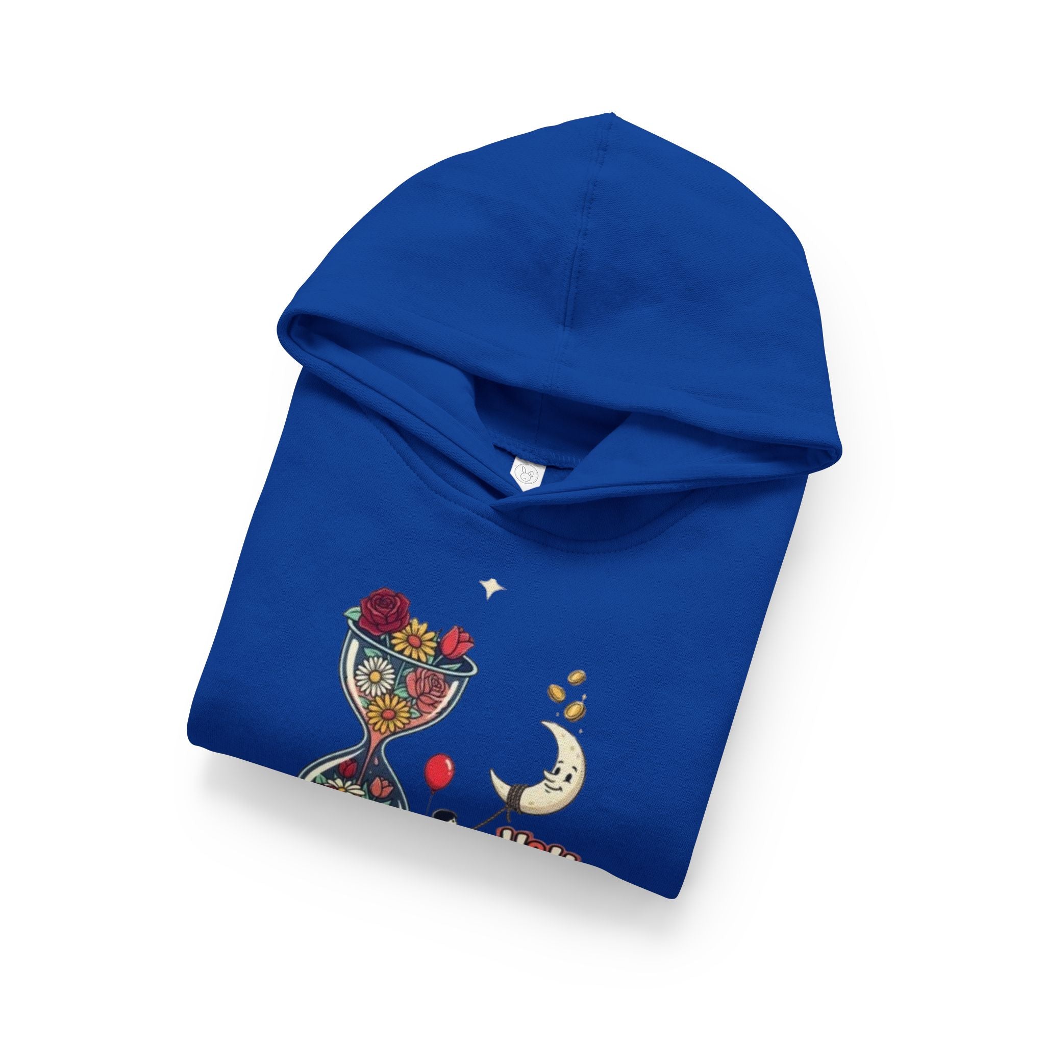 Toddler Hoodie with Bold Red Dot — Minimalist Kids Pullover